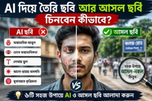 AI ছবি চিনবেন কীভাবে