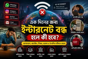 পৃথিবীর ইন্টারনেট যদি ১ দিনের জন্য বন্ধ হয়ে যায় তাহলে কী হবে