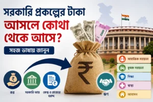 সরকারি প্রকল্পের টাকা আসলে কোথা থেকে আসে - কর, সরকারি আয় ও বাজেটের সহজ ব্যাখ্যা